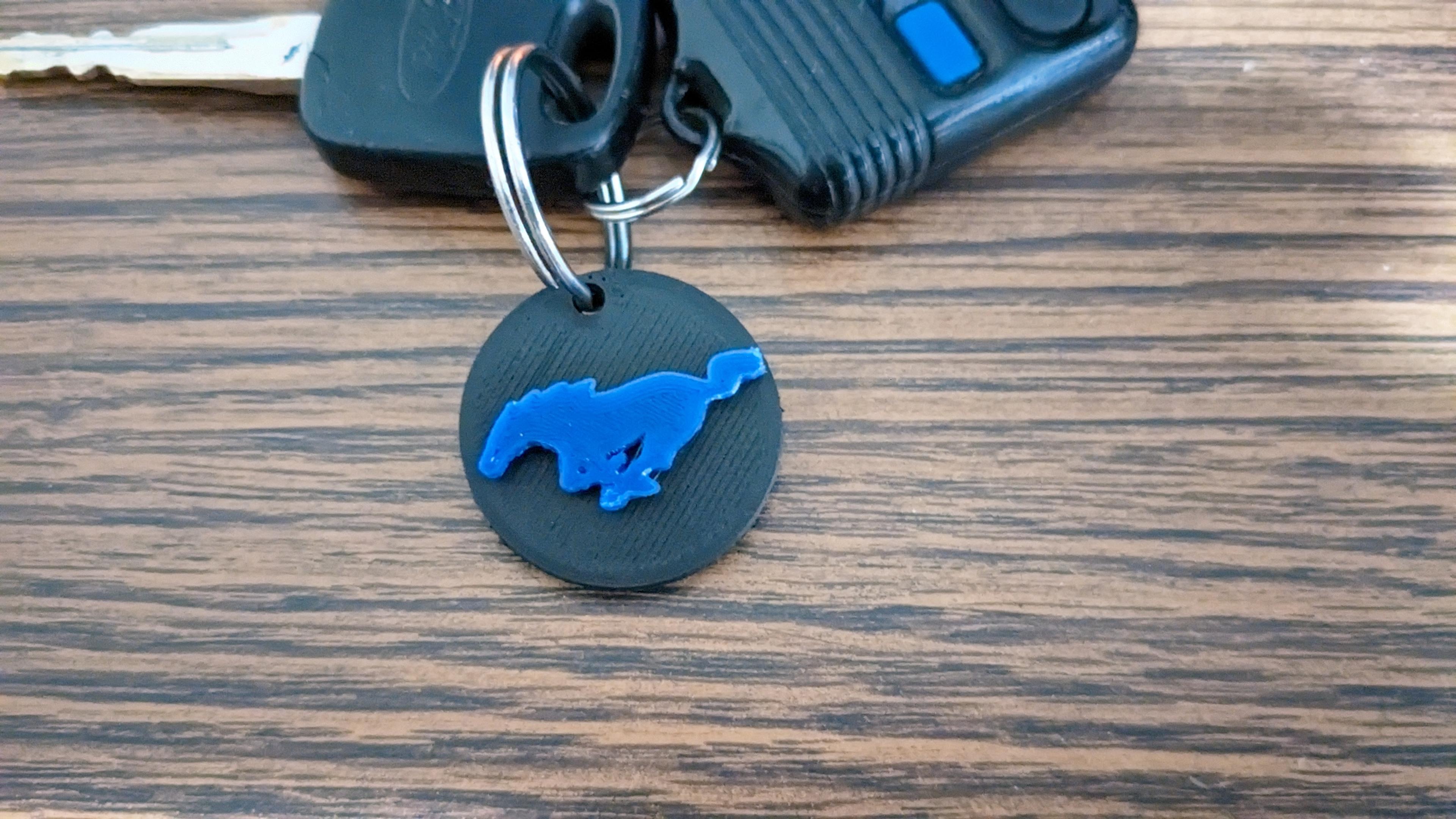 Mustang Key Chain 3d model