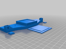 Titanic Bridge Stand for Academy 1/700 3d model