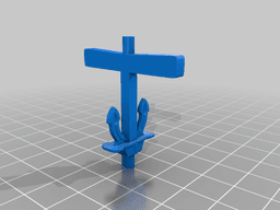 Titanic Bridge Stand for Academy 1/700 3d model
