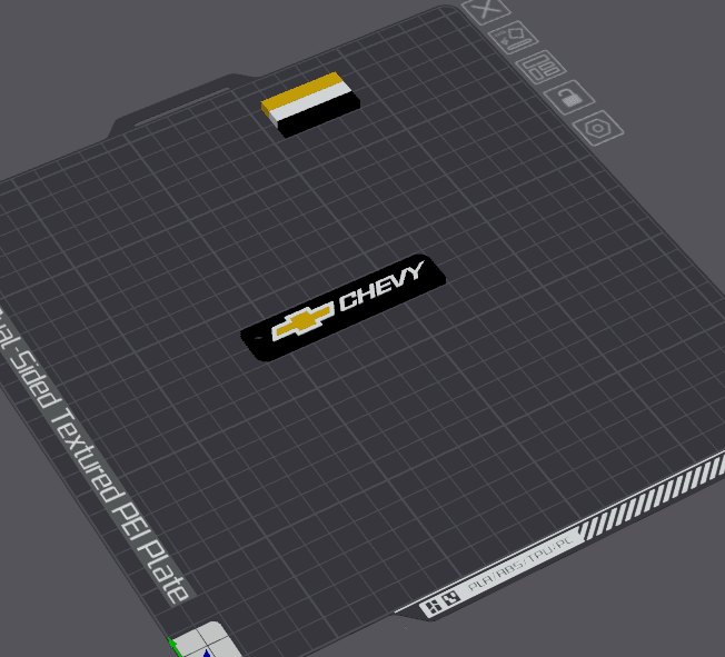 Keychain: Chevy II 3d model