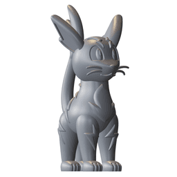 Creature Kin ZipZap – Cute Electric Cat 3D Printable Figure – Royalty-Free STL 3d model