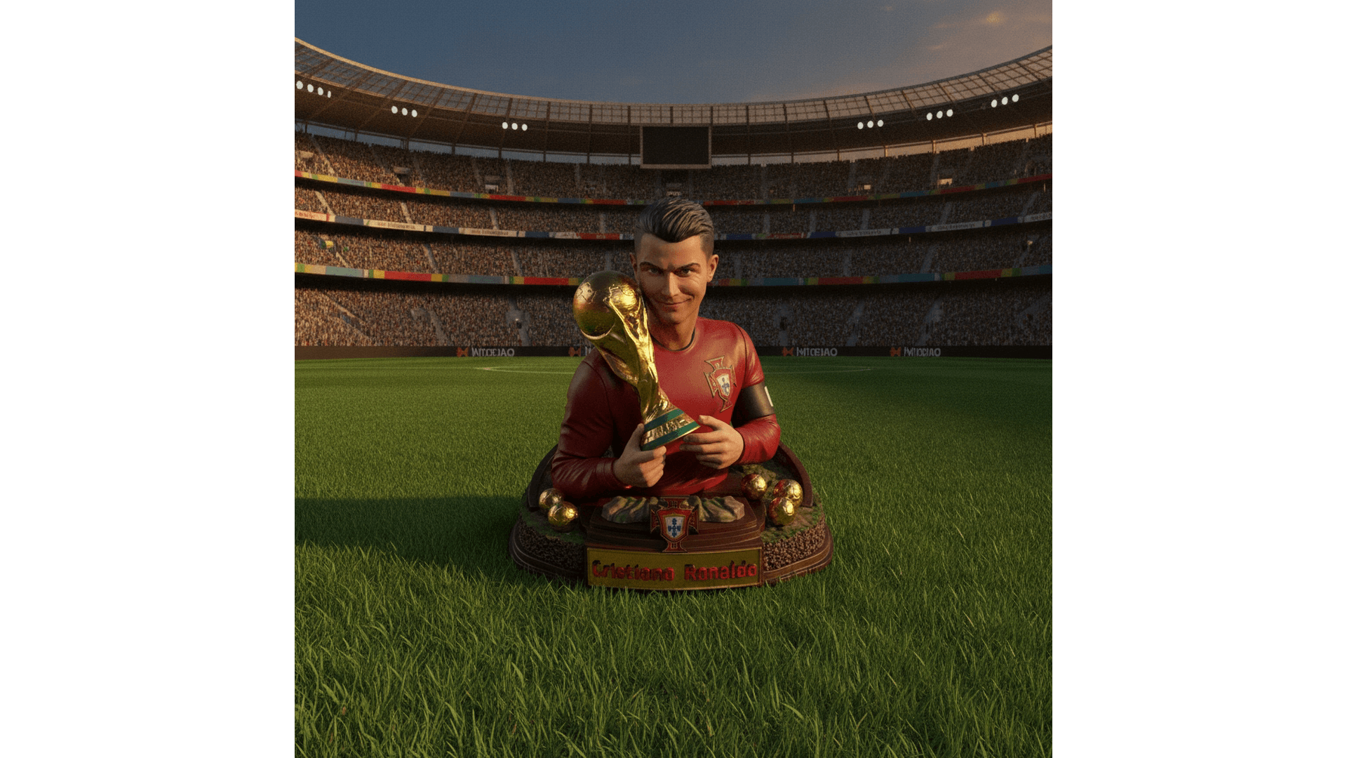 Cristiano Ronaldo 3D Scanning STL Printable 3d model