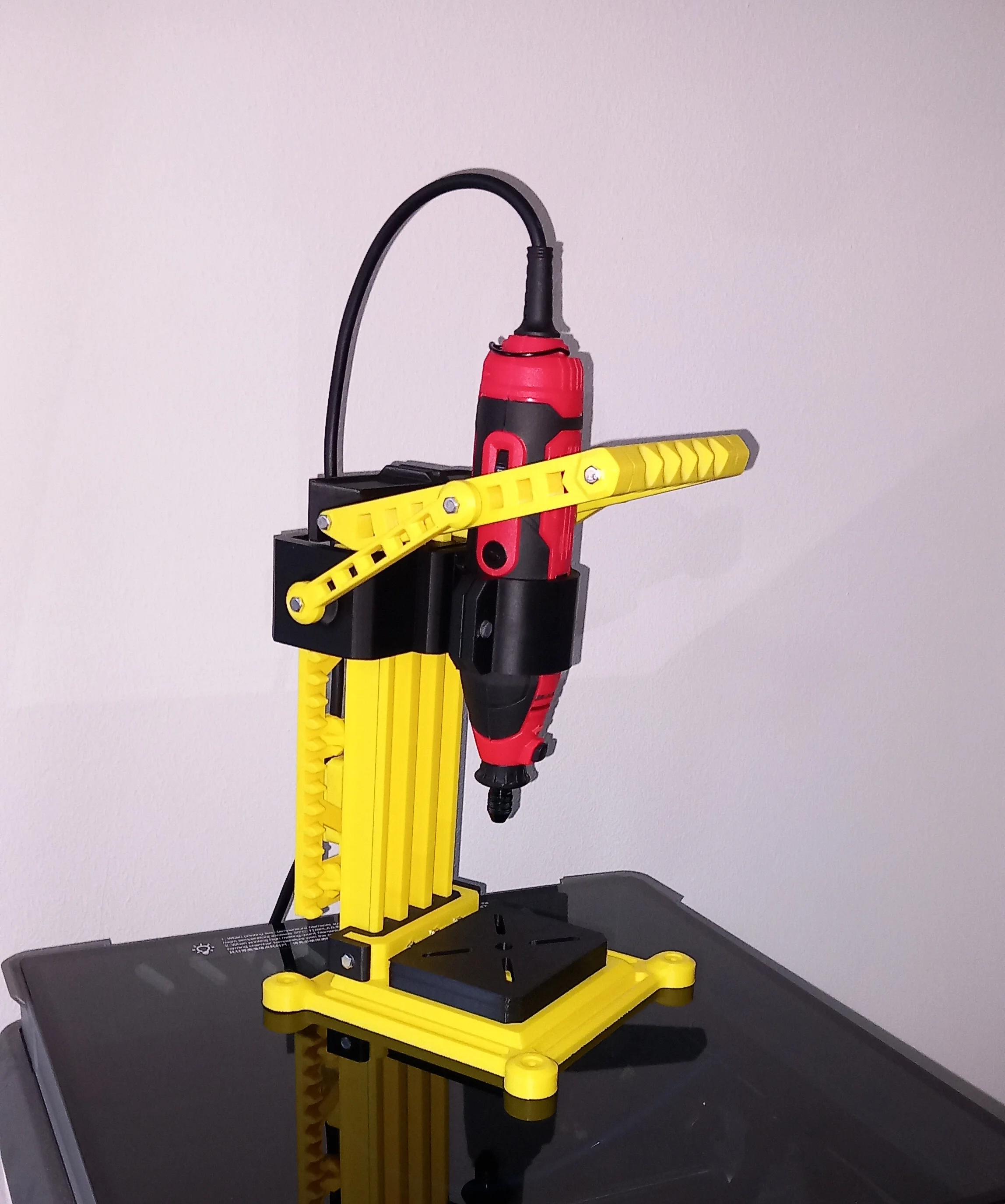 Lil' Lupo Rotary Tool Drill Press w Modular Accessories 3d model