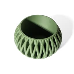 The Maka Planter Pot with Drainage Tray & Stand: Modern and Unique Home Decor for Plants 3d model