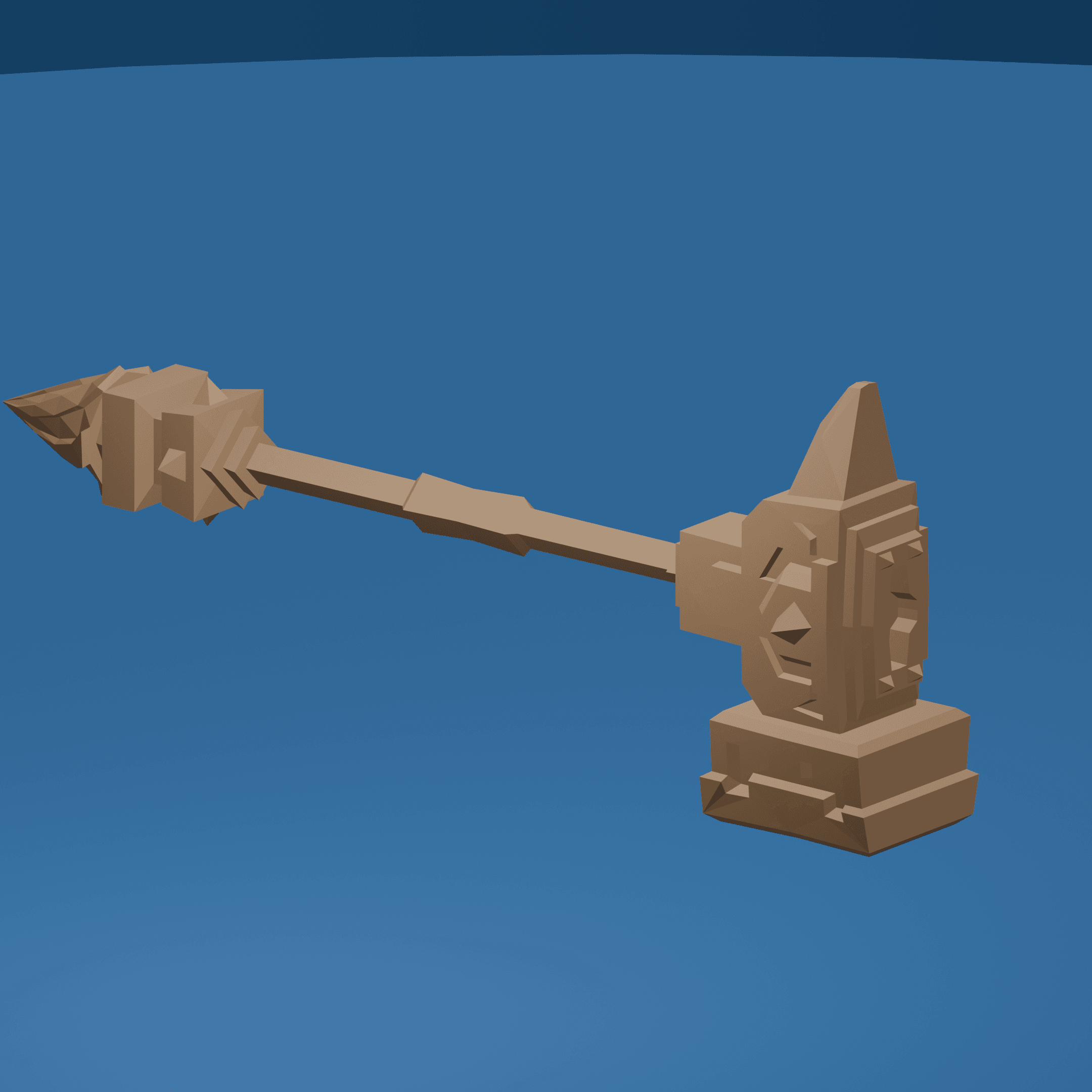 Dwarf Hammer v2 3d model