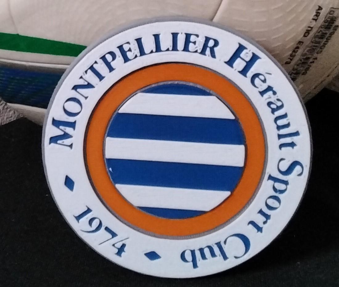 Montpellier Hérault Sport Club (MHSC) coaster or plaque 3d model