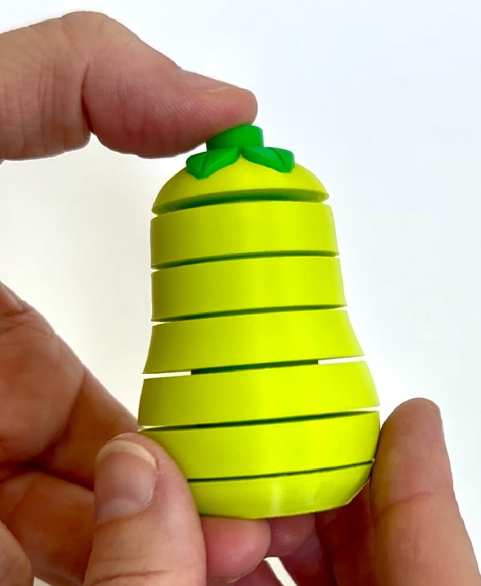 Pear Spinner Fidget 3d model