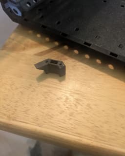 Remix of End Cap - Multiboard Beam - side spacer cut side 3d model