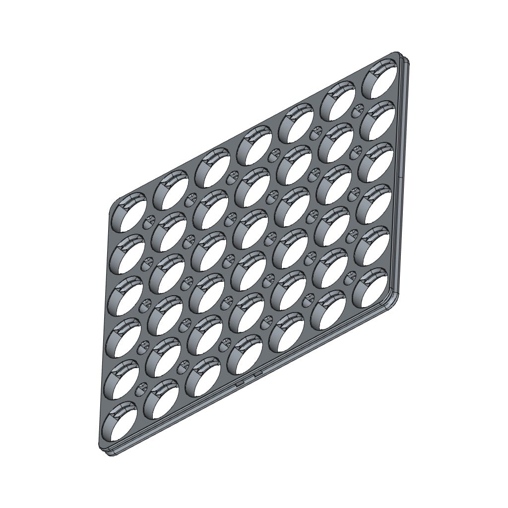 D-LOCK_PANEL.7X6-BLANK 3d model