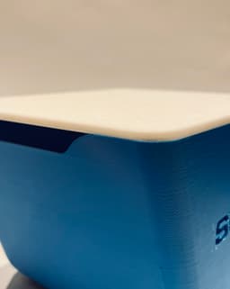 Scrap container with sliding lid 3d model