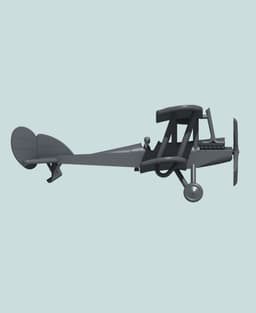 1:144 R.A.F. B.E.12 3d model