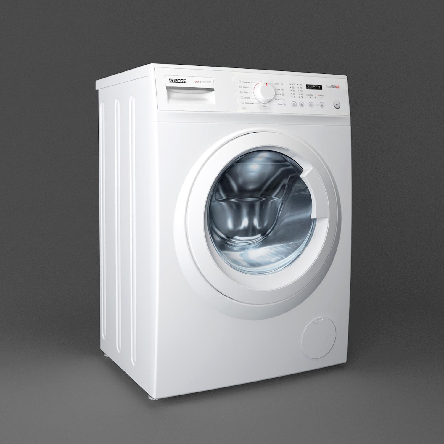 Washing machine ATLANT Soft | Action 3d model