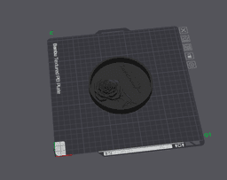 feather and rose jewelry dish 3d model