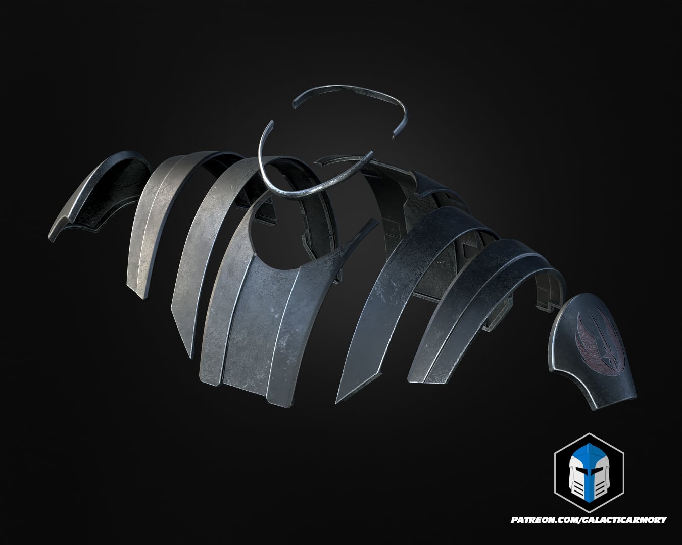 General Skywalker Armor - 3D Print Files 3d model