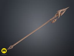 Flin's Spear - Genshin Impact 3d model