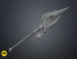 Flin's Spear - Genshin Impact 3d model
