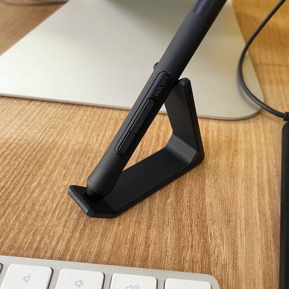 Stylish and Minimalist Pen Holder 3d model