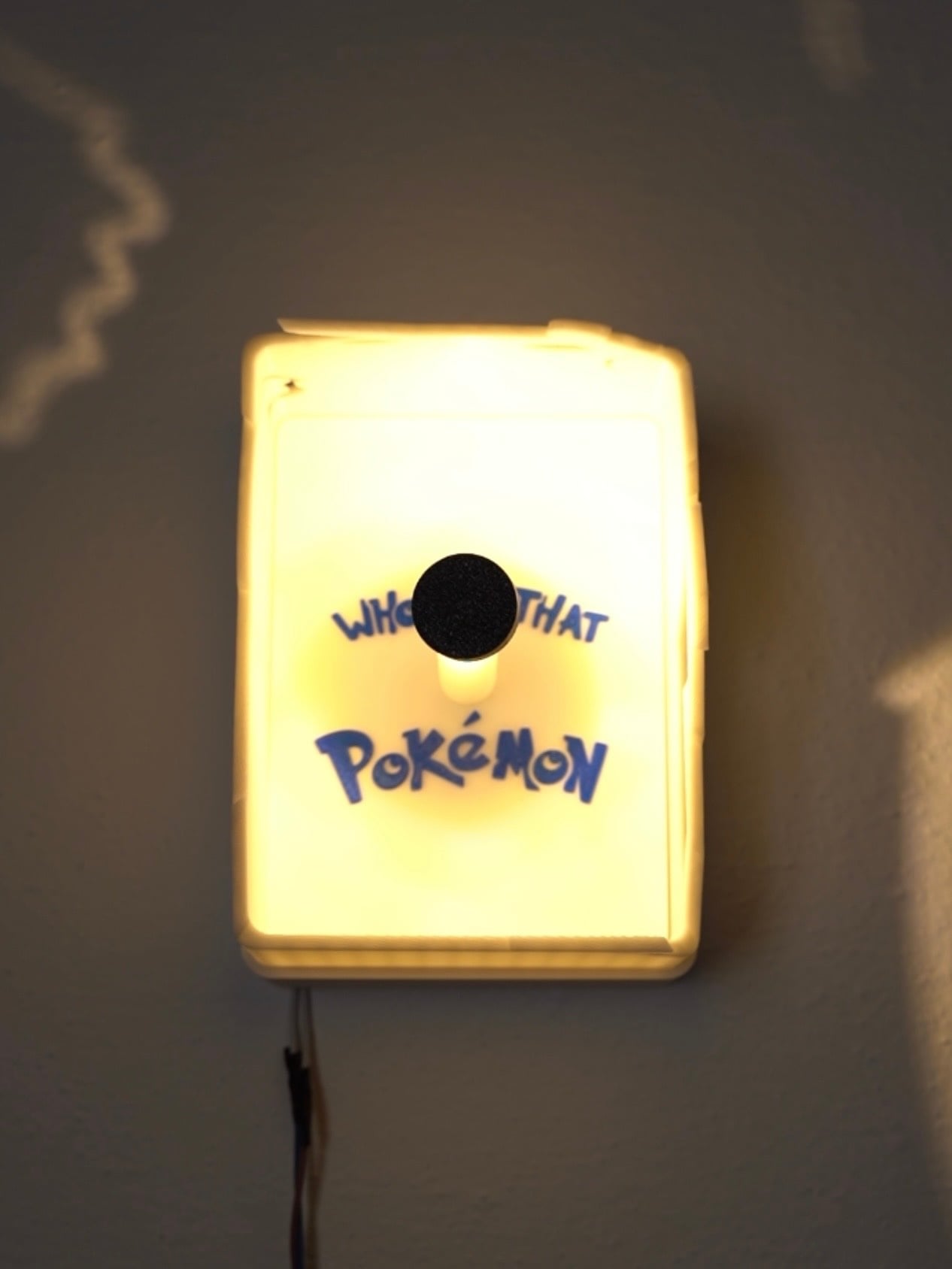 Pikachu Shadow Box Lamp 3d model