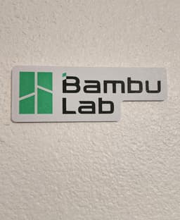 Bambu Lab logo Sign - No AMS Needed! 3d model