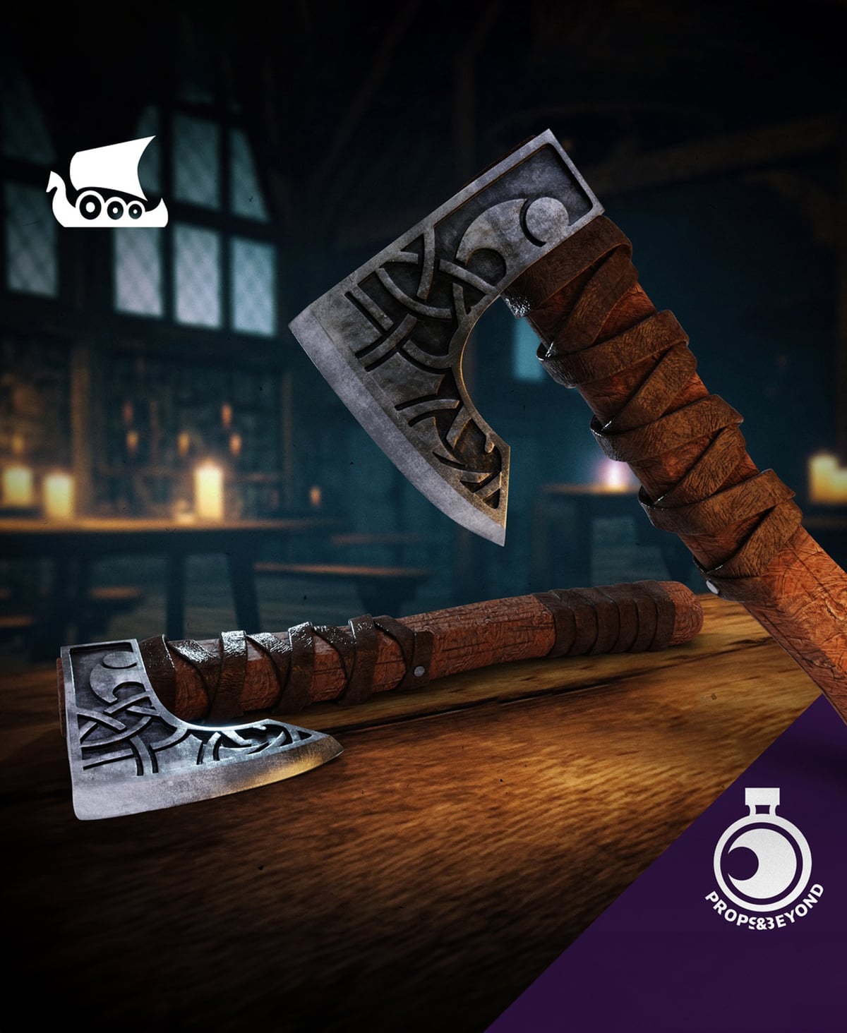 Viking Axe 3d model
