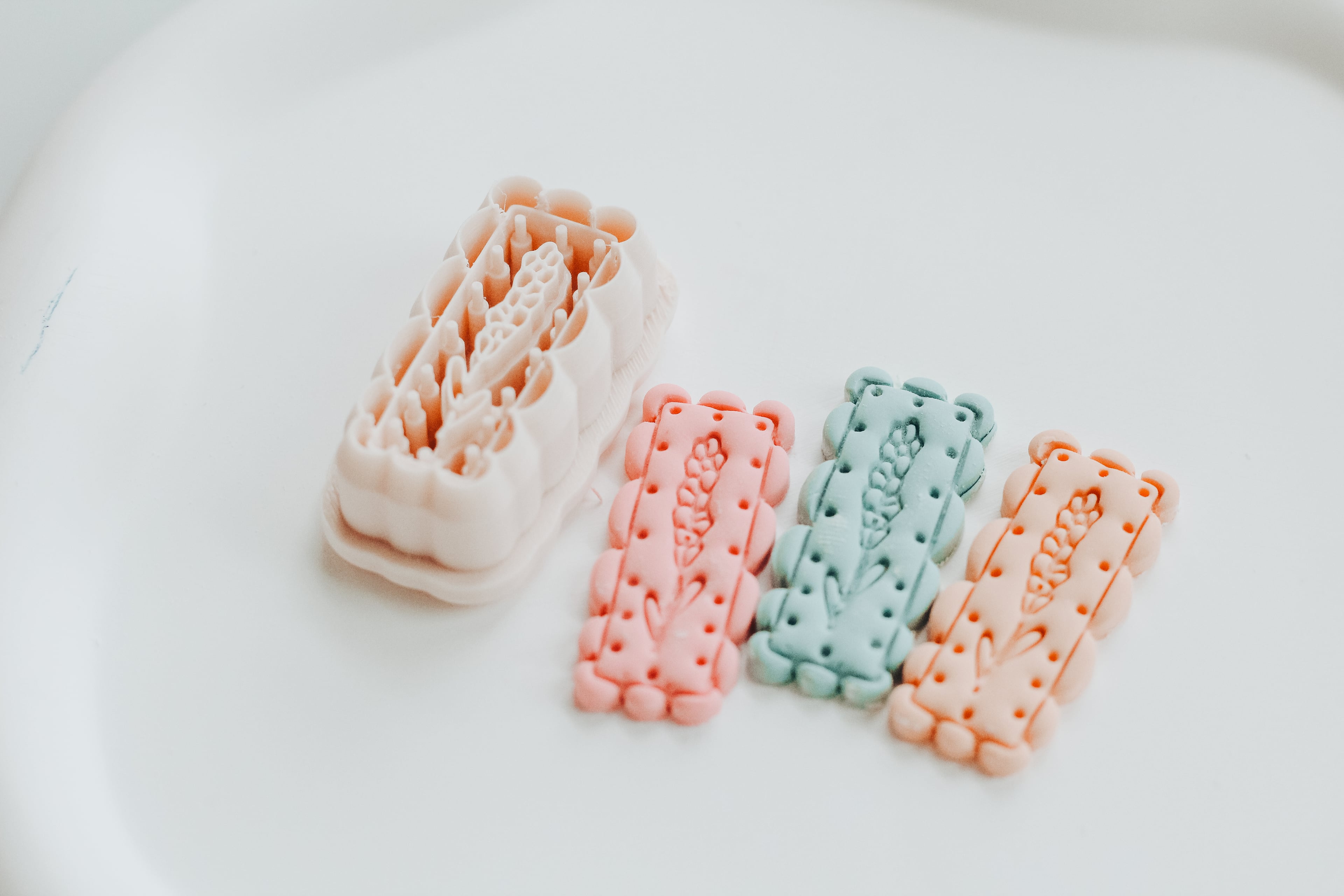 Spring Girly Bloom Clay Cutter 3d model