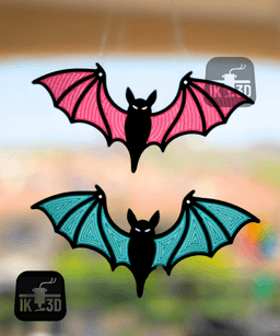 Bat Window Suncatcher 3d model
