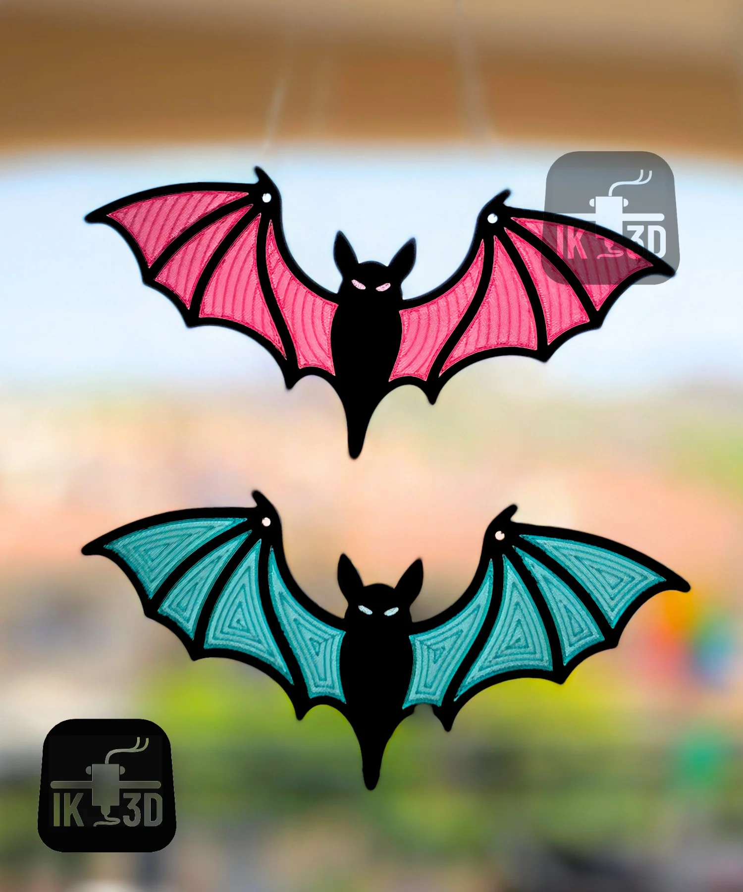 Bat Window Suncatcher 3d model