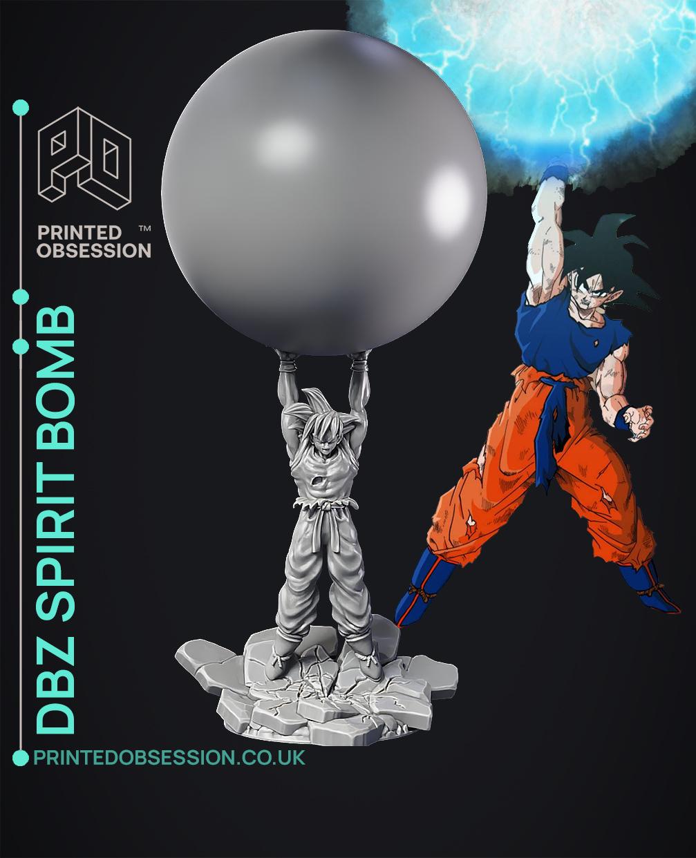 Goku - Spirit Bomb - Dragon Ball Z - Fan Art 3d model