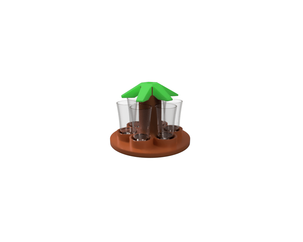 Coconut Shot Dispenser 3d model