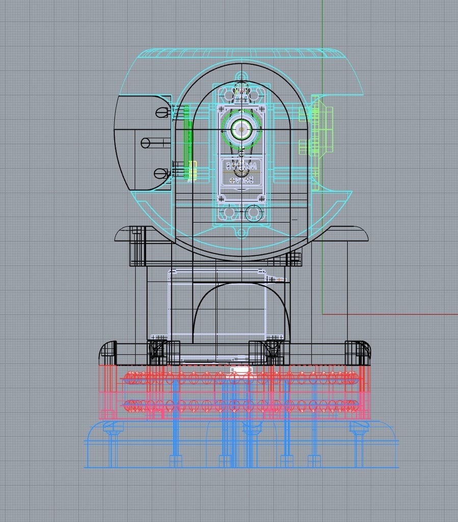 2 Axis RaspberryPi Remote IR Camera Robot 3d model