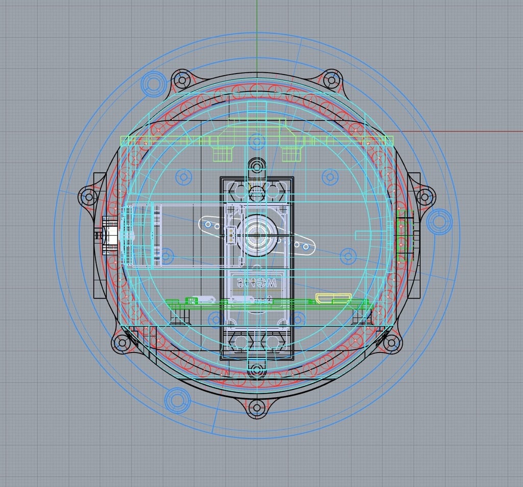 2 Axis RaspberryPi Remote IR Camera Robot 3d model
