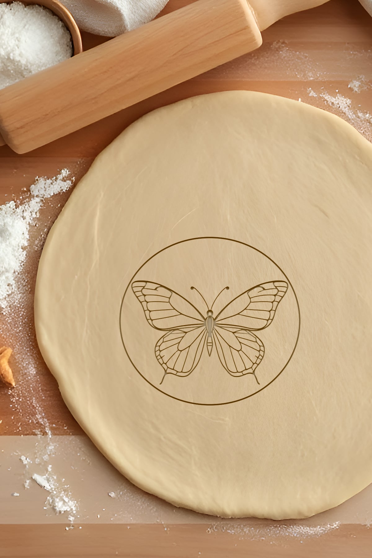 Butterfly Cookie Cutter, Biscuit Cutter 3d model