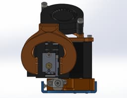 Sidewinder and Genius Hemera mounting plate V6 & Volcano.stl 3d model