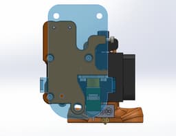 Sidewinder and Genius Hemera mounting plate V6 & Volcano.stl 3d model