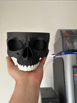 Skull Jewelry Tray - Gothic Skull Trinket Dish - Skeleton Catchall Bowl for Rings, Keys & Decor 3d model