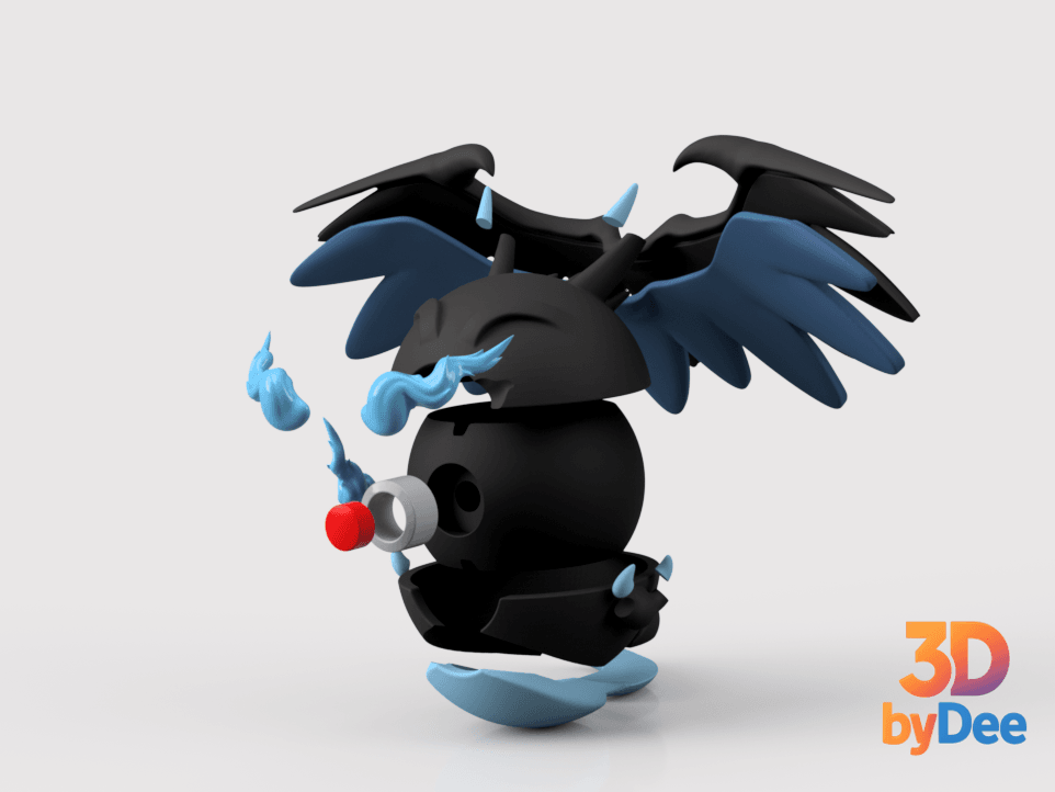 Charizard (Mega X) Ball 3d model