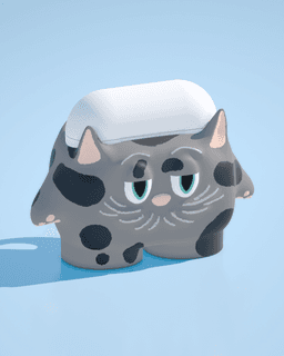 AirPods Gen3 GATO Case 3d model