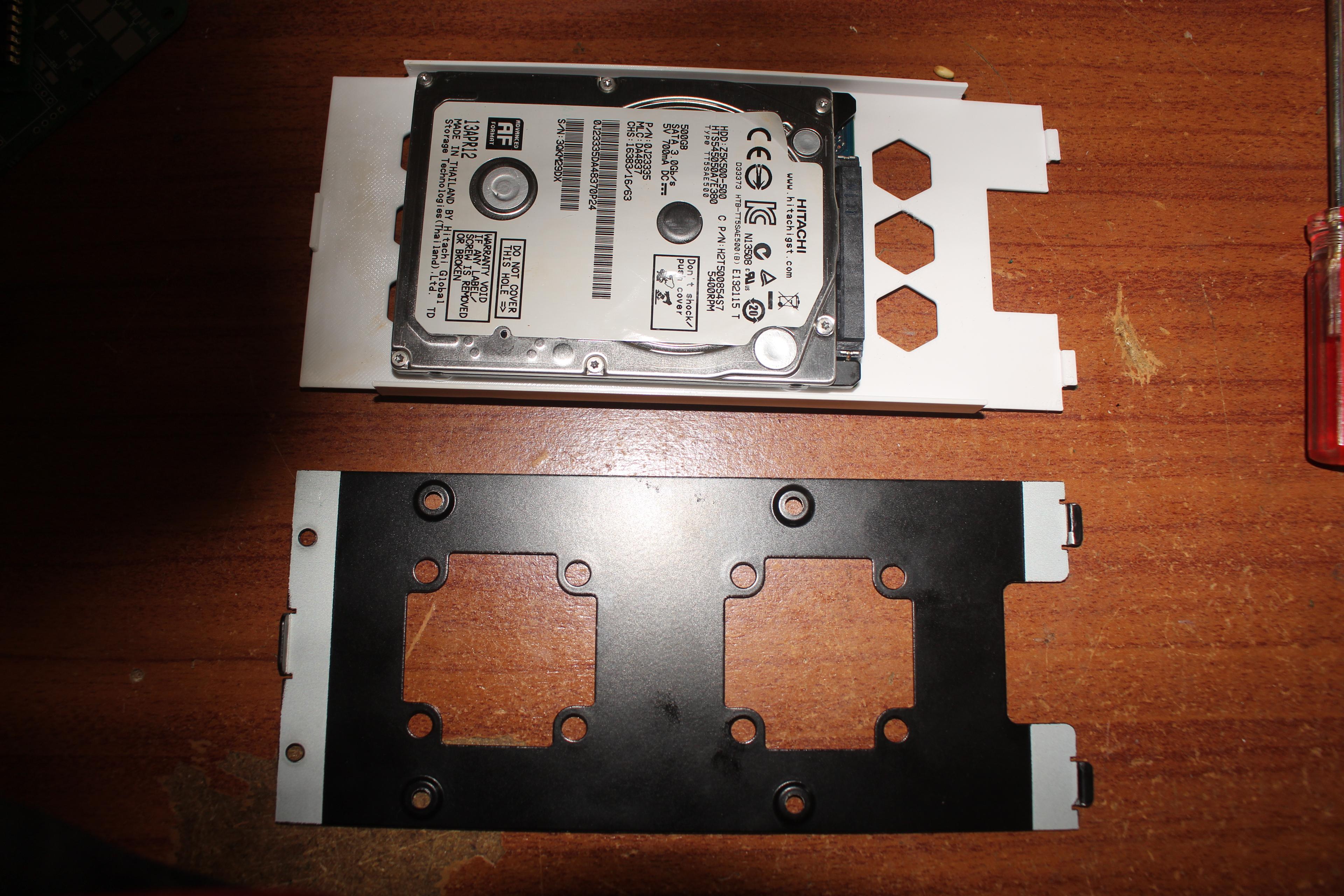 2.5" HDD mounting bracket for M350 Mini ITX case 3d model
