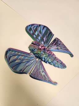 Articulated Death's Head Moth 3d model
