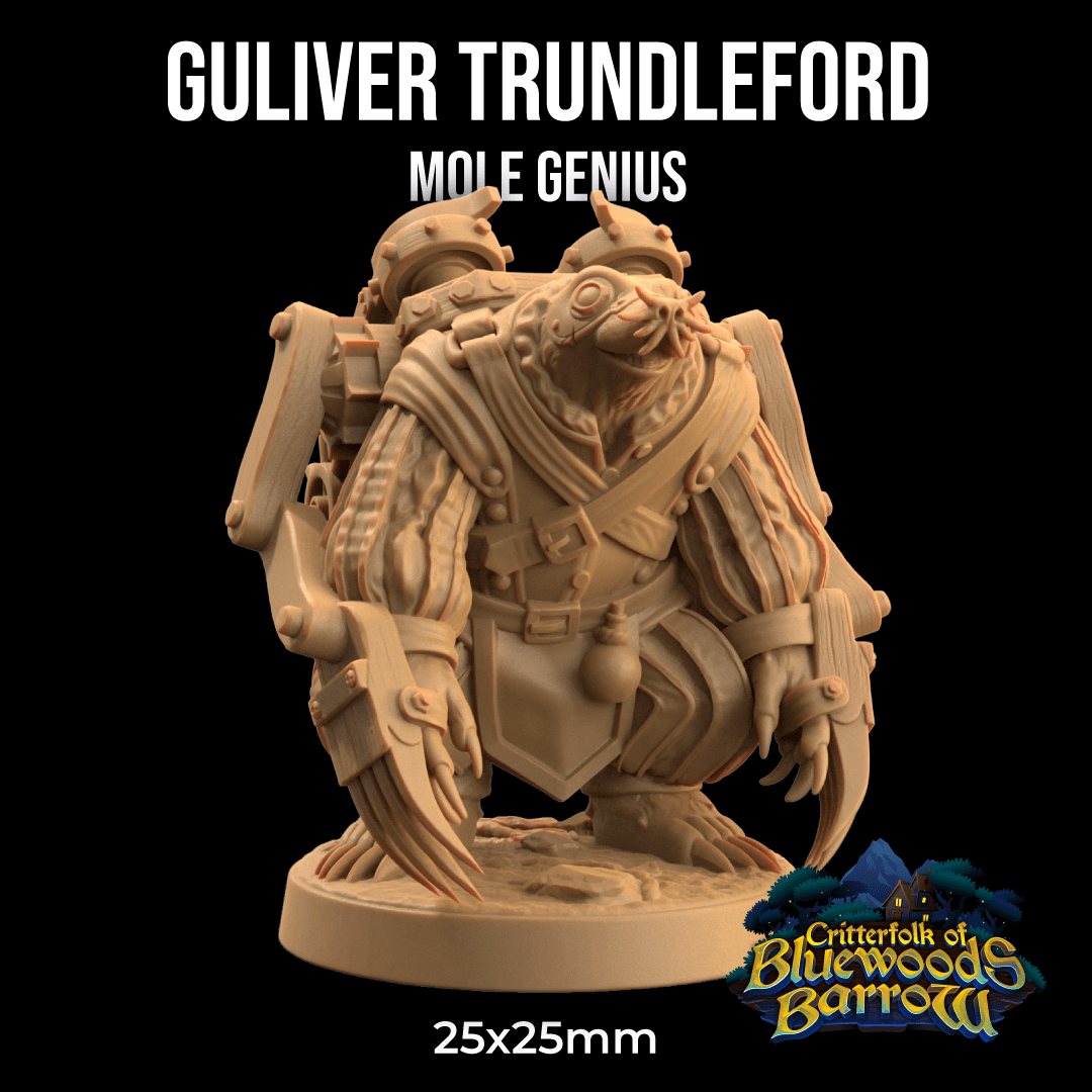 Guliver Trundleford, Mole Genius 3d model