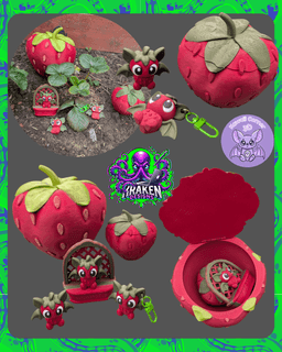 Strawberry Hanger Collab! 3d model