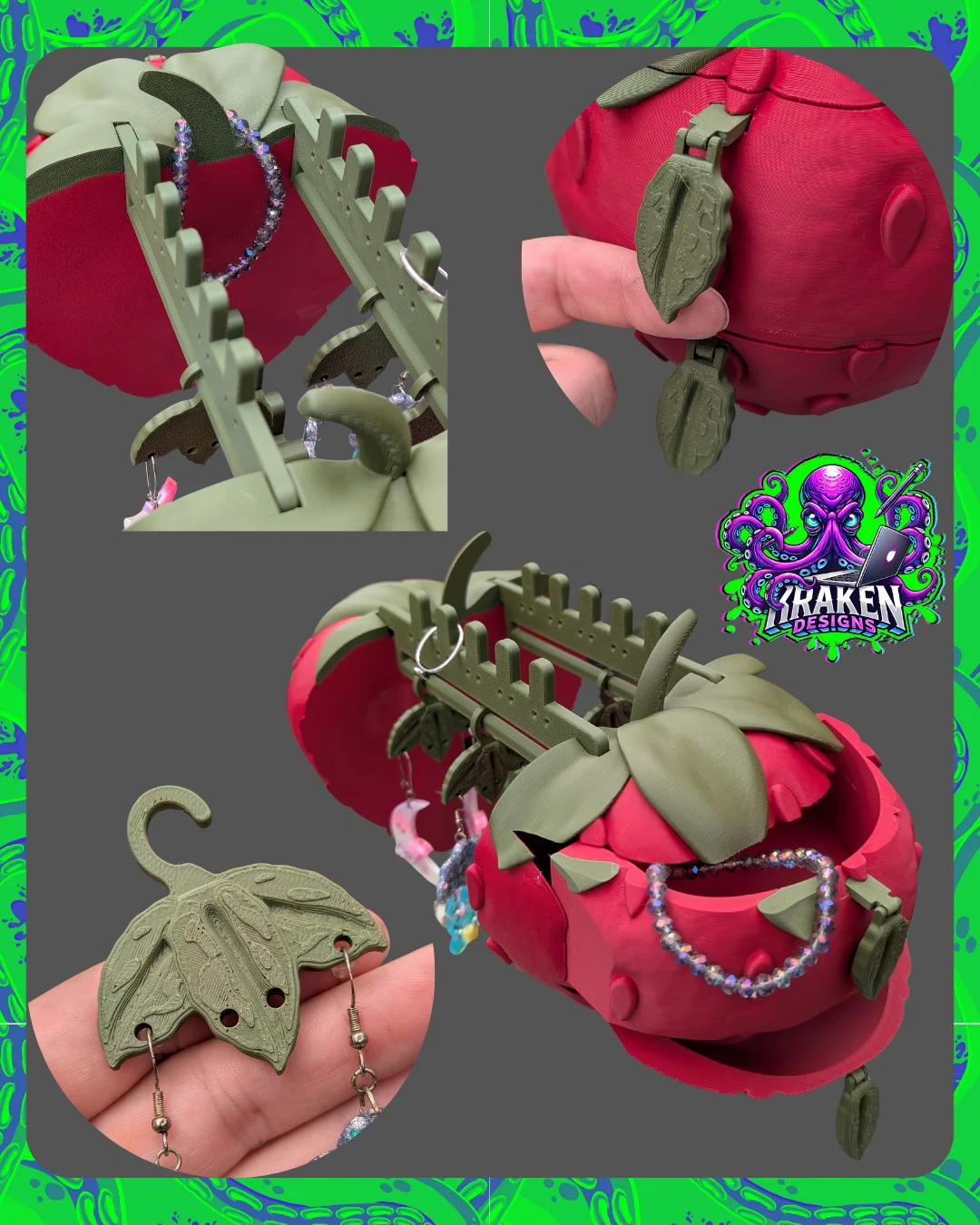 Strawberry Hanger Collab! 3d model