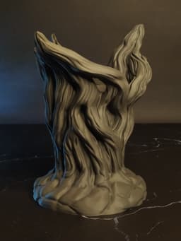 VASE OF REBIRTH - WILD SOUL - Fantasy Root Vase (200mm) - STL + 3MF 3d model