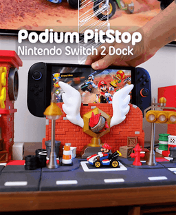 Podium Pit Stop Dock Switch 2 - Turbo District Collection 3d model