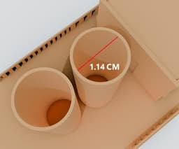 Steamship pencil holder 3d model