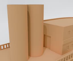Steamship pencil holder 3d model