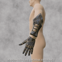 Gustave Prosthesis Wearable Cosplay Arm Clair Obscur: Expedition 33 3d model