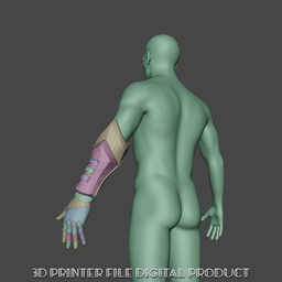 Gustave Prosthesis Wearable Cosplay Arm Clair Obscur: Expedition 33 3d model