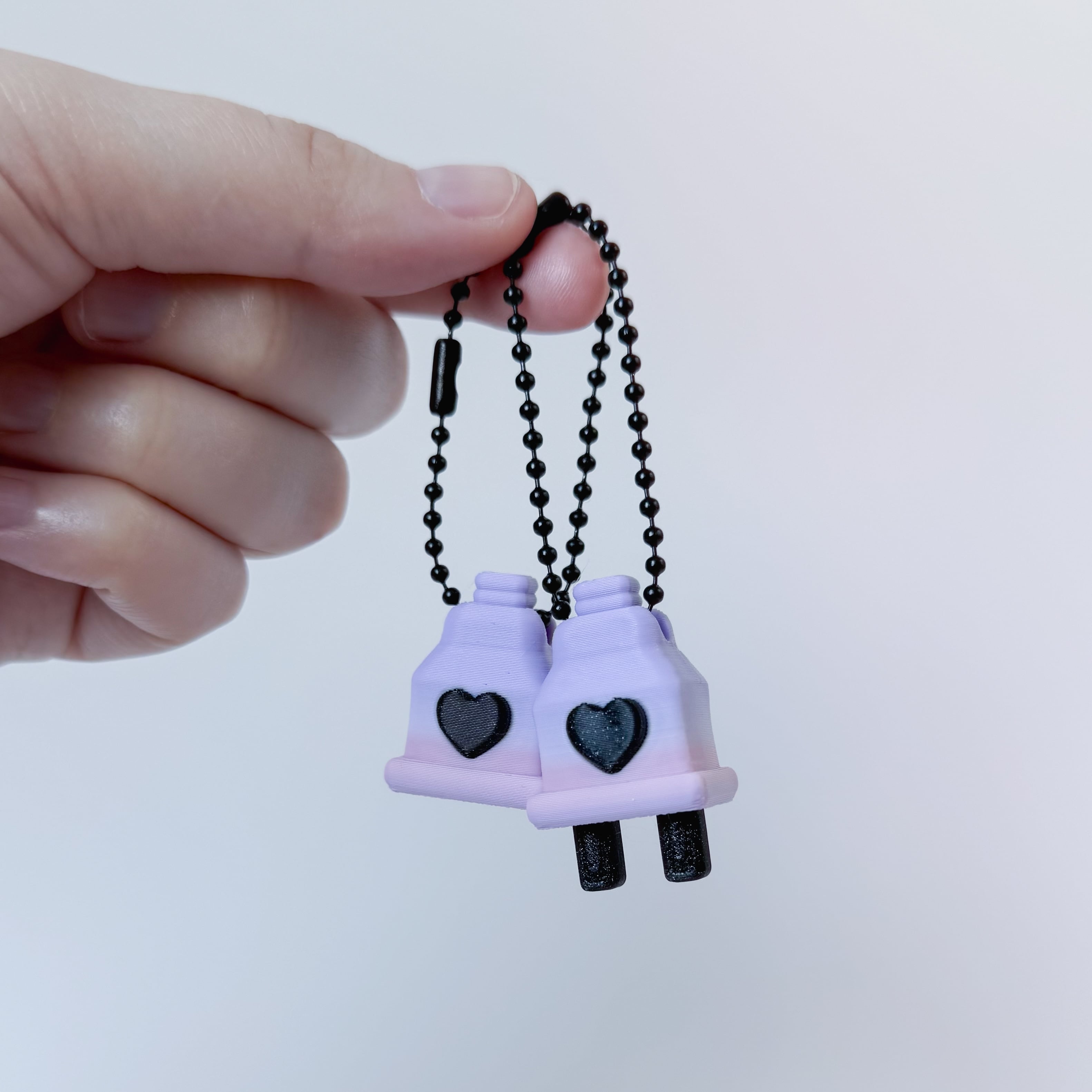 Plug and Socket Keychains 3d model