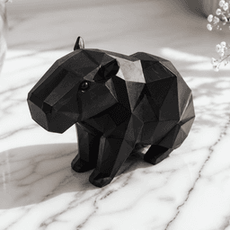 Capybara 3D Model | Low Poly Capybara | Capybara Figurine | Decor 3d model